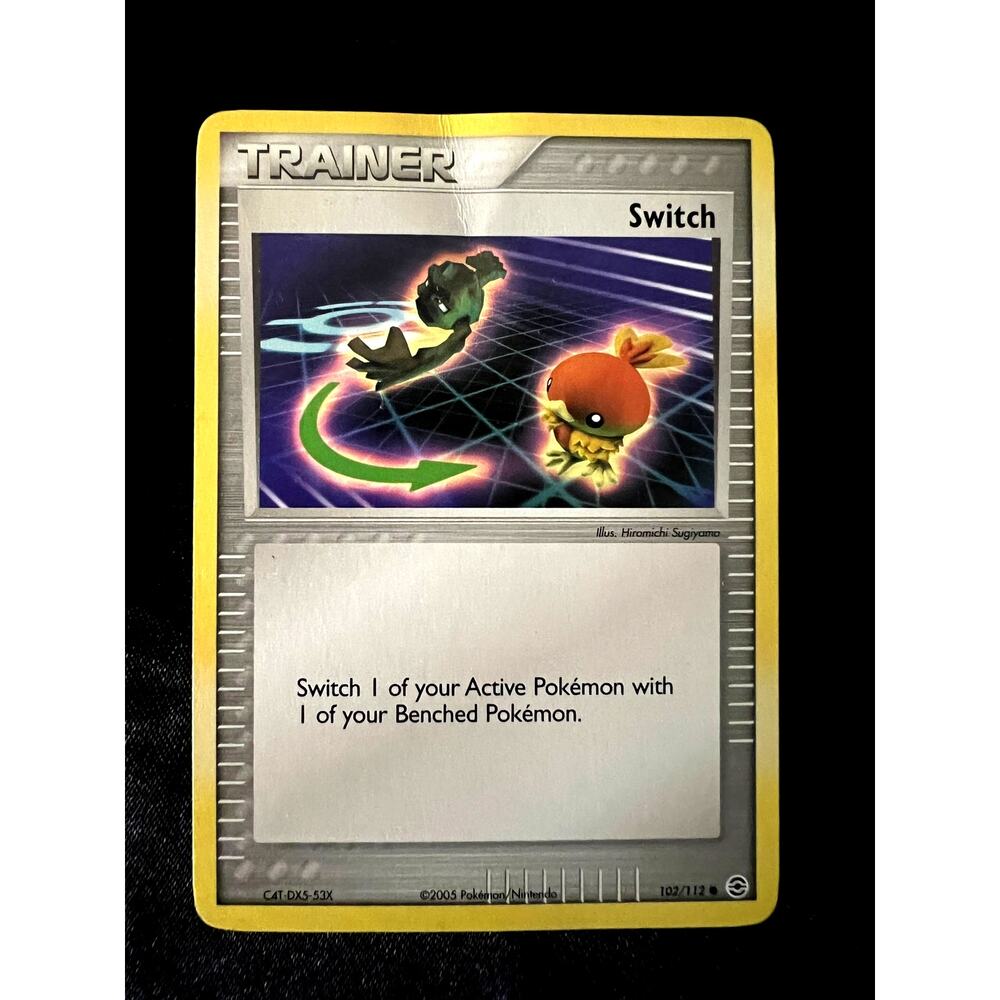 VINTAGE POKÉMON TRAINER SWITCH 2005 EX ERA TRAINER CARD VF/NM NINTENDO TCG